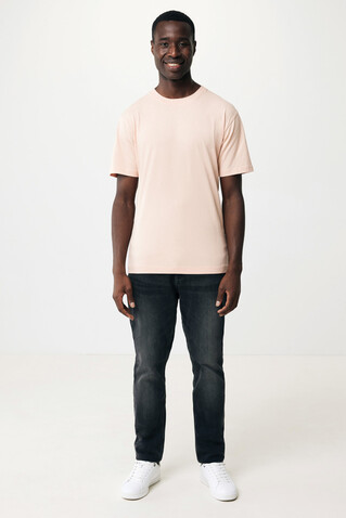 IQONIQ Kakadu relaxed T-Shirt aus recycelter Baumwolle peach nectar bedrucken, Art.-Nr. T9103.038.XXL
