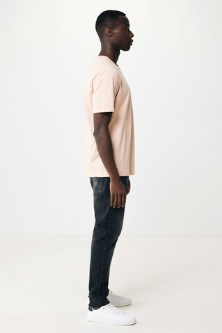 IQONIQ Kakadu relaxed T-Shirt aus recycelter Baumwolle peach nectar bedrucken, Art.-Nr. T9103.038.XXL