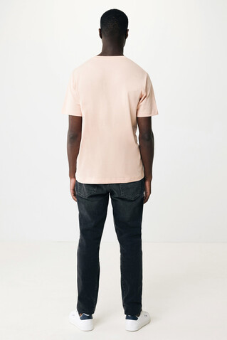 IQONIQ Kakadu relaxed T-Shirt aus recycelter Baumwolle peach nectar bedrucken, Art.-Nr. T9103.038.XXL