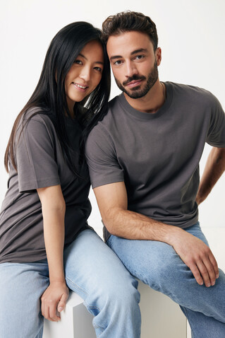 IQONIQ Kakadu relaxed T-Shirt aus recycelter Baumwolle anthrazit bedrucken, Art.-Nr. T9103.019.L IQONIQ Kakadu relaxed T-Shirt aus recycelter Baumwolle anthrazit bedrucken, Art.-Nr. T9103.019.L