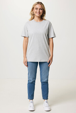 IQONIQ Kakadu relaxed T-Shirt aus recycelter Baumwolle heather grey bedrucken, Art.-Nr. T9103.013.XS IQONIQ Kakadu relaxed T-Shirt aus recycelter Baumwolle heather grey bedrucken, Art.-Nr. T9103.013.XS
