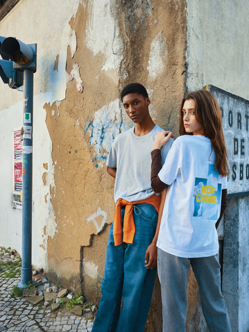 IQONIQ Kakadu relaxed T-Shirt aus recycelter Baumwolle recycled white bedrucken, Art.-Nr. T9103.004.XXL