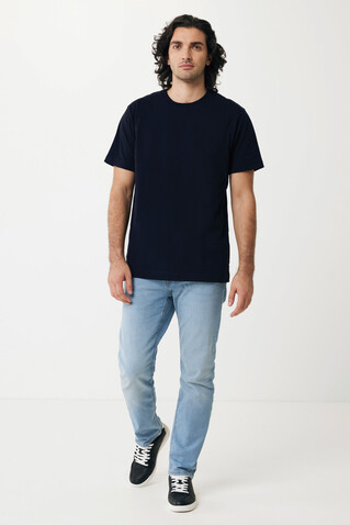 IQONIQ Kakadu relaxed T-Shirt aus recycelter Baumwolle navy blau bedrucken, Art.-Nr. T9103.002.XXXL IQONIQ Kakadu relaxed T-Shirt aus recycelter Baumwolle navy blau bedrucken, Art.-Nr. T9103.002.XXXL