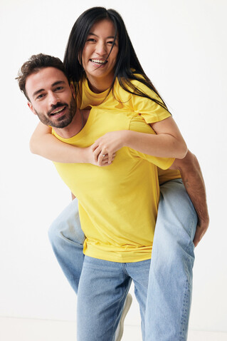 IQONIQ Sierra Lightweight T-Shirt aus recycelter Baumwolle gelb bedrucken, Art.-Nr. T9104.045.XS IQONIQ Sierra Lightweight T-Shirt aus recycelter Baumwolle gelb bedrucken, Art.-Nr. T9104.045.XS