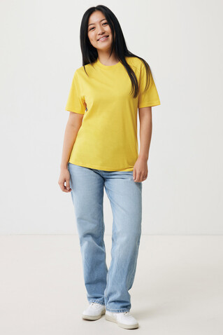 IQONIQ Sierra Lightweight T-Shirt aus recycelter Baumwolle gelb bedrucken, Art.-Nr. T9104.045.XS IQONIQ Sierra Lightweight T-Shirt aus recycelter Baumwolle gelb bedrucken, Art.-Nr. T9104.045.XS