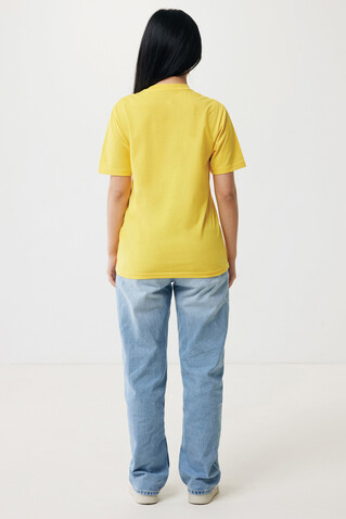 IQONIQ Sierra Lightweight T-Shirt aus recycelter Baumwolle gelb bedrucken, Art.-Nr. T9104.045.XS IQONIQ Sierra Lightweight T-Shirt aus recycelter Baumwolle gelb bedrucken, Art.-Nr. T9104.045.XS