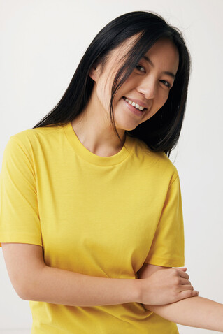 IQONIQ Sierra Lightweight T-Shirt aus recycelter Baumwolle gelb bedrucken, Art.-Nr. T9104.045.XS IQONIQ Sierra Lightweight T-Shirt aus recycelter Baumwolle gelb bedrucken, Art.-Nr. T9104.045.XS