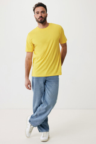 IQONIQ Sierra Lightweight T-Shirt aus recycelter Baumwolle gelb bedrucken, Art.-Nr. T9104.045.XS IQONIQ Sierra Lightweight T-Shirt aus recycelter Baumwolle gelb bedrucken, Art.-Nr. T9104.045.XS