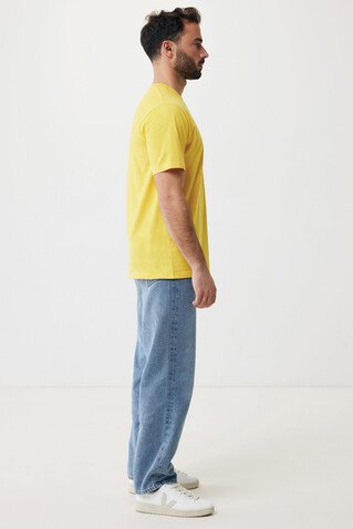IQONIQ Sierra Lightweight T-Shirt aus recycelter Baumwolle gelb bedrucken, Art.-Nr. T9104.045.XS IQONIQ Sierra Lightweight T-Shirt aus recycelter Baumwolle gelb bedrucken, Art.-Nr. T9104.045.XS