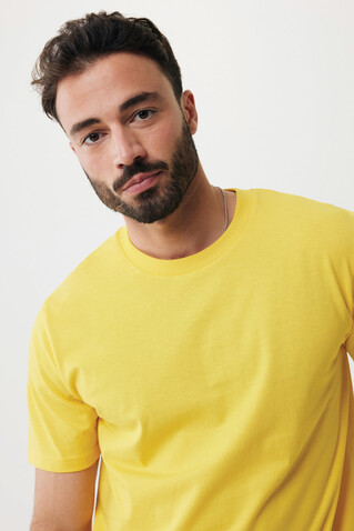 IQONIQ Sierra Lightweight T-Shirt aus recycelter Baumwolle gelb bedrucken, Art.-Nr. T9104.045.XS IQONIQ Sierra Lightweight T-Shirt aus recycelter Baumwolle gelb bedrucken, Art.-Nr. T9104.045.XS