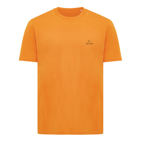 IQONIQ Sierra Lightweight T-Shirt aus recycelter Baumwolle orange bedrucken, Art.-Nr. T9104.044.XXS
