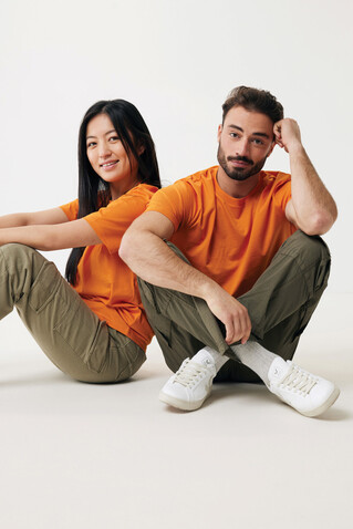 IQONIQ Sierra Lightweight T-Shirt aus recycelter Baumwolle orange bedrucken, Art.-Nr. T9104.044.XXS