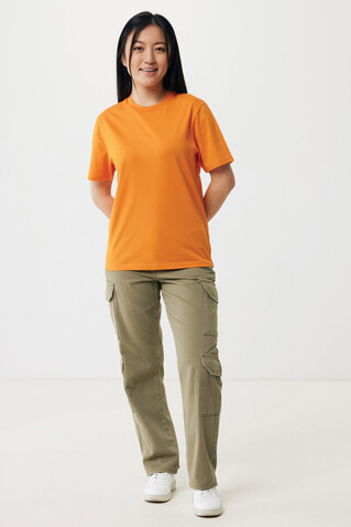 IQONIQ Sierra Lightweight T-Shirt aus recycelter Baumwolle orange bedrucken, Art.-Nr. T9104.044.XXS
