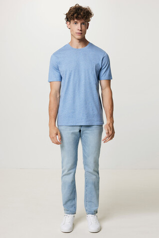 IQONIQ Sierra Lightweight T-Shirt aus recycelter Baumwolle light heather blue bedrucken, Art.-Nr. T9104.042.S IQONIQ Sierra Lightweight T-Shirt aus recycelter Baumwolle light heather blue bedrucken, Art.-Nr. T9104.042.S