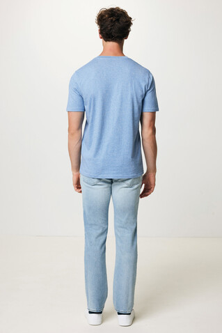 IQONIQ Sierra Lightweight T-Shirt aus recycelter Baumwolle light heather blue bedrucken, Art.-Nr. T9104.042.S IQONIQ Sierra Lightweight T-Shirt aus recycelter Baumwolle light heather blue bedrucken, Art.-Nr. T9104.042.S