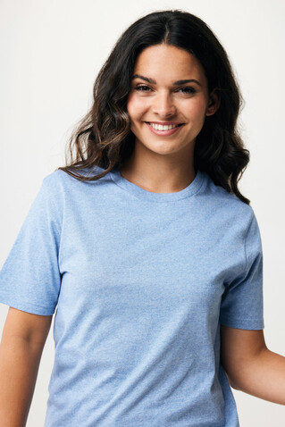 IQONIQ Sierra Lightweight T-Shirt aus recycelter Baumwolle light heather blue bedrucken, Art.-Nr. T9104.042.S IQONIQ Sierra Lightweight T-Shirt aus recycelter Baumwolle light heather blue bedrucken, Art.-Nr. T9104.042.S