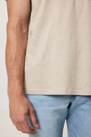 IQONIQ Sierra Lightweight T-Shirt aus recycelter Baumwolle light heather brown bedrucken, Art.-Nr. T9104.041.XS IQONIQ Sierra Lightweight T-Shirt aus recycelter Baumwolle light heather brown bedrucken, Art.-Nr. T9104.041.XS
