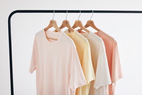 IQONIQ Sierra Lightweight T-Shirt aus recycelter Baumwolle ivory white bedrucken, Art.-Nr. T9104.040.M IQONIQ Sierra Lightweight T-Shirt aus recycelter Baumwolle ivory white bedrucken, Art.-Nr. T9104.040.M