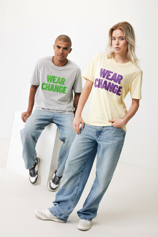 IQONIQ Sierra Lightweight T-Shirt aus recycelter Baumwolle cream yellow bedrucken, Art.-Nr. T9104.036.XL IQONIQ Sierra Lightweight T-Shirt aus recycelter Baumwolle cream yellow bedrucken, Art.-Nr. T9104.036.XL