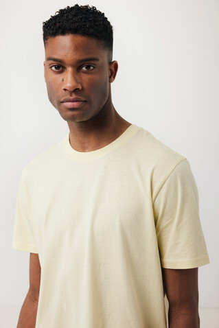 IQONIQ Sierra Lightweight T-Shirt aus recycelter Baumwolle cream yellow bedrucken, Art.-Nr. T9104.036.XL IQONIQ Sierra Lightweight T-Shirt aus recycelter Baumwolle cream yellow bedrucken, Art.-Nr. T9104.036.XL