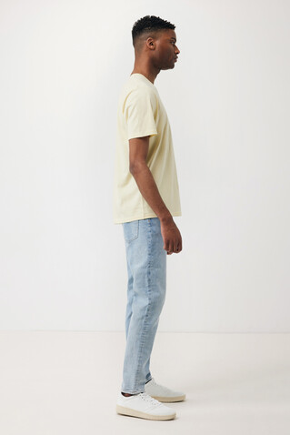 IQONIQ Sierra Lightweight T-Shirt aus recycelter Baumwolle cream yellow bedrucken, Art.-Nr. T9104.036.XL IQONIQ Sierra Lightweight T-Shirt aus recycelter Baumwolle cream yellow bedrucken, Art.-Nr. T9104.036.XL