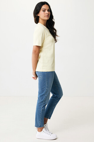 IQONIQ Sierra Lightweight T-Shirt aus recycelter Baumwolle cream yellow bedrucken, Art.-Nr. T9104.036.XL IQONIQ Sierra Lightweight T-Shirt aus recycelter Baumwolle cream yellow bedrucken, Art.-Nr. T9104.036.XL