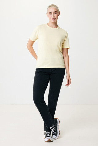 IQONIQ Sierra Lightweight T-Shirt aus recycelter Baumwolle cream yellow bedrucken, Art.-Nr. T9104.036.XL IQONIQ Sierra Lightweight T-Shirt aus recycelter Baumwolle cream yellow bedrucken, Art.-Nr. T9104.036.XL