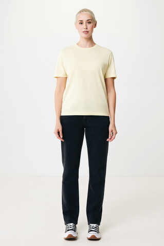IQONIQ Sierra Lightweight T-Shirt aus recycelter Baumwolle cream yellow bedrucken, Art.-Nr. T9104.036.XL IQONIQ Sierra Lightweight T-Shirt aus recycelter Baumwolle cream yellow bedrucken, Art.-Nr. T9104.036.XL