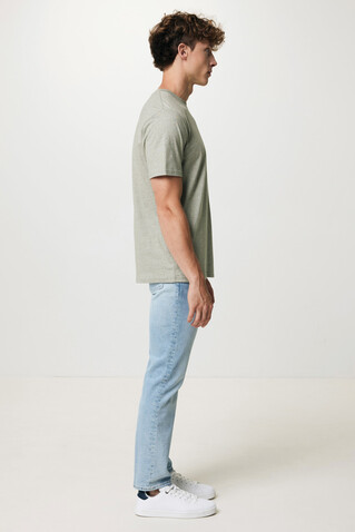 IQONIQ Sierra Lightweight T-Shirt aus recycelter Baumwolle light heather green bedrucken, Art.-Nr. T9104.033.XXXL