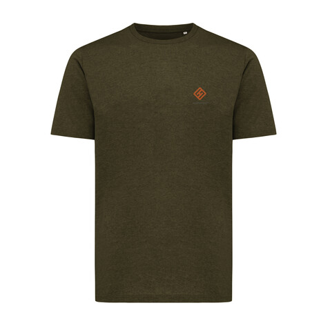 IQONIQ Sierra Lightweight T-Shirt aus recycelter Baumwolle khaki bedrucken, Art.-Nr. T9104.020.XS