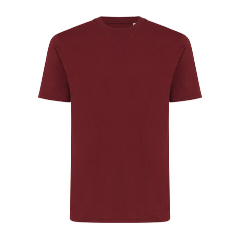 IQONIQ Sierra Lightweight T-Shirt aus recycelter Baumwolle burgunderrot bedrucken, Art.-Nr. T9104.007.L