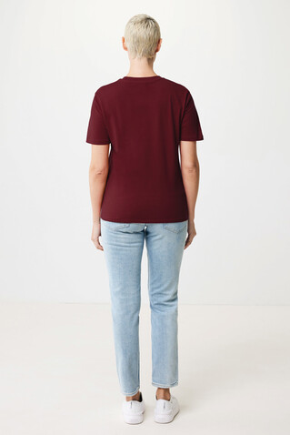 IQONIQ Sierra Lightweight T-Shirt aus recycelter Baumwolle burgunderrot bedrucken, Art.-Nr. T9104.007.L