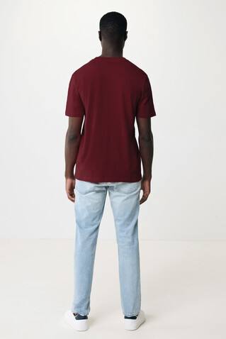 IQONIQ Sierra Lightweight T-Shirt aus recycelter Baumwolle burgunderrot bedrucken, Art.-Nr. T9104.007.L
