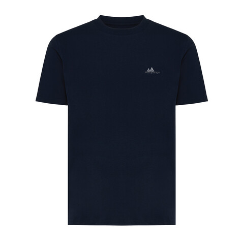 IQONIQ Sierra Lightweight T-Shirt aus recycelter Baumwolle navy blau bedrucken, Art.-Nr. T9104.002.M