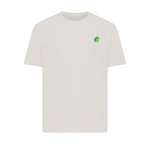 Iqoniq Teide T-Shirt aus recycelter Baumwolle ivory white bedrucken, Art.-Nr. T9105.040.XXXL