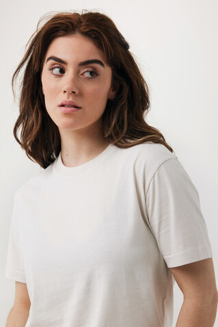 Iqoniq Teide T-Shirt aus recycelter Baumwolle ivory white bedrucken, Art.-Nr. T9105.040.XXXL