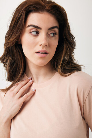 IQONIQ Teide T-Shirt aus recycelter Baumwolle peach nectar bedrucken, Art.-Nr. T9105.038.XS IQONIQ Teide T-Shirt aus recycelter Baumwolle peach nectar bedrucken, Art.-Nr. T9105.038.XS