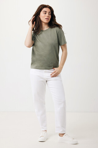 IQONIQ Teide T-Shirt aus recycelter Baumwolle heather green bedrucken, Art.-Nr. T9105.015.M
