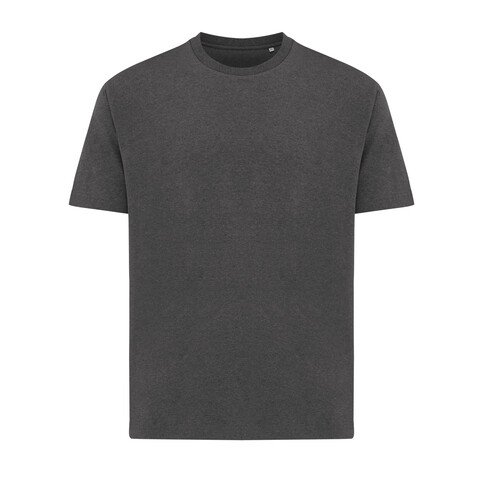 IQONIQ Teide T-Shirt aus recycelter Baumwolle heather anthracite bedrucken, Art.-Nr. T9105.014.XL