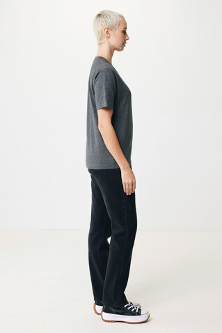 IQONIQ Teide T-Shirt aus recycelter Baumwolle heather anthracite bedrucken, Art.-Nr. T9105.014.XL