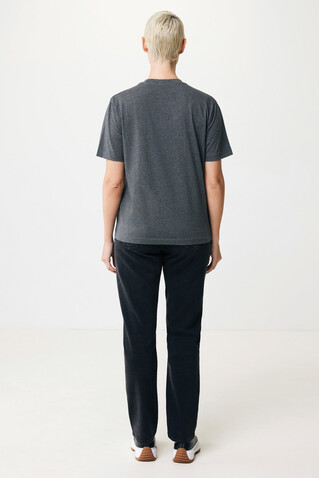 IQONIQ Teide T-Shirt aus recycelter Baumwolle heather anthracite bedrucken, Art.-Nr. T9105.014.XL