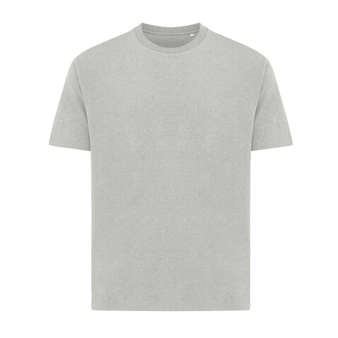 IQONIQ Teide T-Shirt aus recycelter Baumwolle heather grey bedrucken, Art.-Nr. T9105.013.M