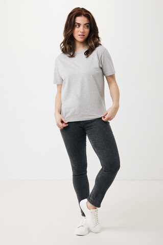 IQONIQ Teide T-Shirt aus recycelter Baumwolle heather grey bedrucken, Art.-Nr. T9105.013.M