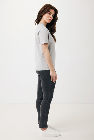 IQONIQ Teide T-Shirt aus recycelter Baumwolle heather grey bedrucken, Art.-Nr. T9105.013.M