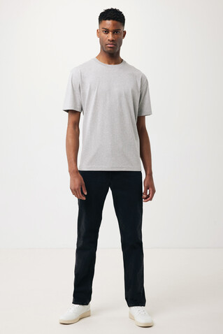 IQONIQ Teide T-Shirt aus recycelter Baumwolle heather grey bedrucken, Art.-Nr. T9105.013.M