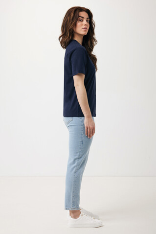IQONIQ Teide T-Shirt aus recycelter Baumwolle navy blau bedrucken, Art.-Nr. T9105.002.S