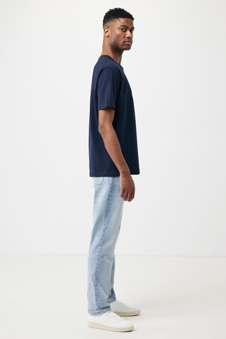 IQONIQ Teide T-Shirt aus recycelter Baumwolle navy blau bedrucken, Art.-Nr. T9105.002.S