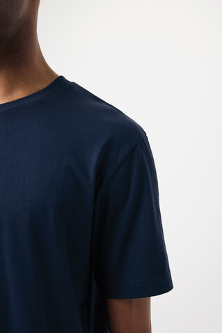 IQONIQ Teide T-Shirt aus recycelter Baumwolle navy blau bedrucken, Art.-Nr. T9105.002.S