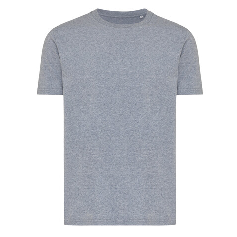 IQONIQ Brett T-Shirt aus recycelter Baumwolle light heather navy bedrucken, Art.-Nr. T9107.043.XXXL