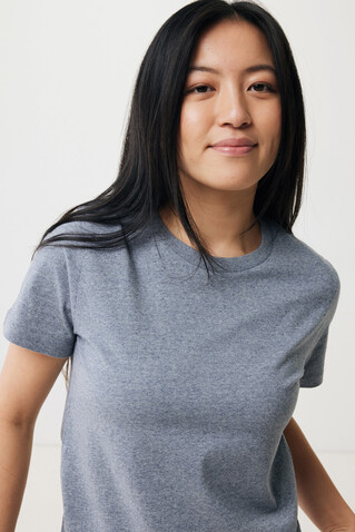 IQONIQ Brett T-Shirt aus recycelter Baumwolle light heather navy bedrucken, Art.-Nr. T9107.043.XXXL